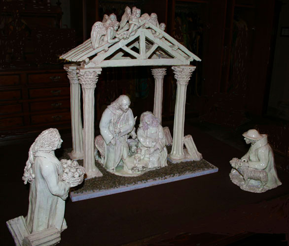 Presepe in Maiolica Bianca