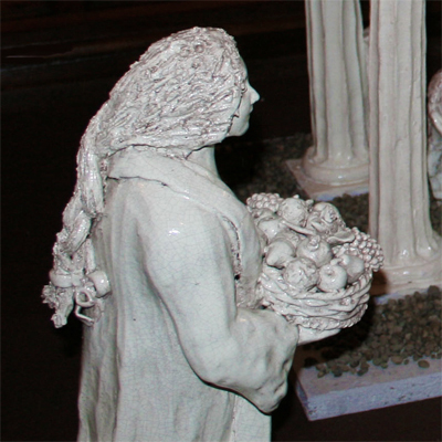 Presepe in Maiolica Bianca
